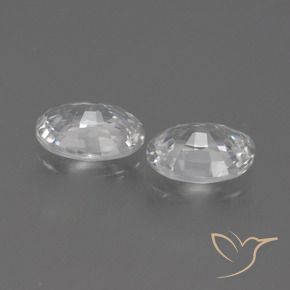 Shop natural 2.26ct Blanc Zircon gems, ovale, from Cambodge at GemSelect. In stock, global shipping!