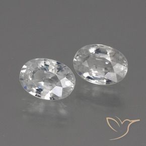 Shop natural 2.42ct Blanc Zircon gems, ovale, from Cambodge at GemSelect. In stock, global shipping!