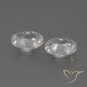Shop natural 2.27ct Blanc Zircon gems, ovale, from Cambodge at GemSelect. In stock, global shipping!