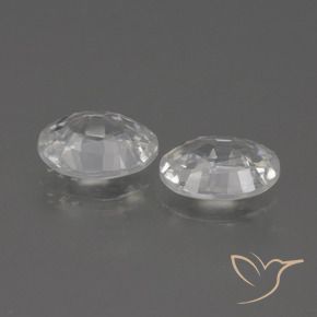 Shop natural 2.33ct Blanc Zircon gems, ovale, from Cambodge at GemSelect. In stock, global shipping!