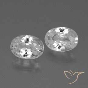 Shop natural 2.26ct Blanc Zircon gems, ovale, from Cambodge at GemSelect. In stock, global shipping!