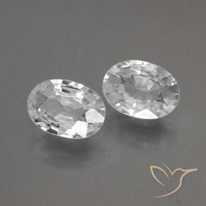 Shop natural 1.93ct Blanc Zircon gems, ovale, from Cambodge at GemSelect. In stock, global shipping!