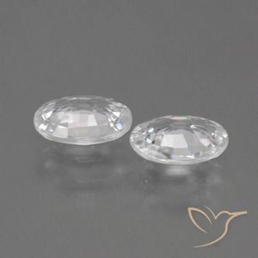 Shop natural 1.93ct Blanc Zircon gems, ovale, from Cambodge at GemSelect. In stock, global shipping!