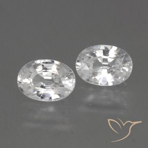 Shop natural 2.56ct Blanc Zircon gems, ovale, from Cambodge at GemSelect. In stock, global shipping!