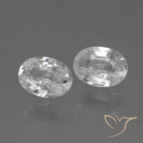 Shop natural 2.24ct Blanc Zircon gems, ovale, from Cambodge at GemSelect. In stock, global shipping!