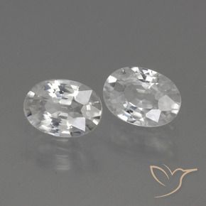 Shop natural 2.23ct Blanc Zircon gems, ovale, from Cambodge at GemSelect. In stock, global shipping!