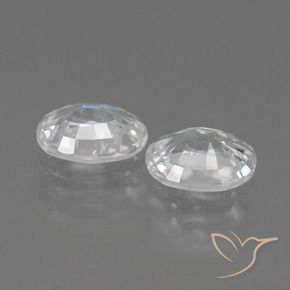Shop natural 2.37ct Blanc Zircon gems, ovale, from Cambodge at GemSelect. In stock, global shipping!