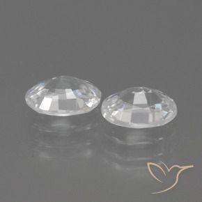 Shop natural 2.35ct Blanc Zircon gems, ovale, from Cambodge at GemSelect. In stock, global shipping!
