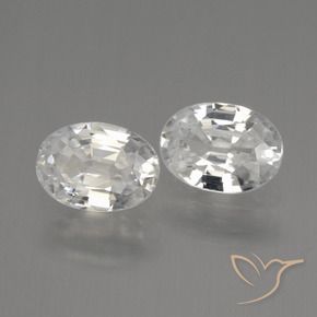 Shop natural 2.44ct Blanc Zircon gems, ovale, from Cambodge at GemSelect. In stock, global shipping!