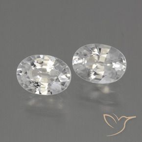 Shop natural 2.48ct Blanc Zircon gems, ovale, from Cambodge at GemSelect. In stock, global shipping!