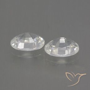 Shop natural 2.48ct Blanc Zircon gems, ovale, from Cambodge at GemSelect. In stock, global shipping!