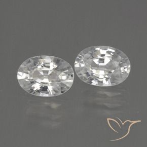 Shop natural 2.50ct Blanc Zircon gems, ovale, from Cambodge at GemSelect. In stock, global shipping!