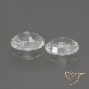 Shop natural 2.50ct Blanc Zircon gems, ovale, from Cambodge at GemSelect. In stock, global shipping!