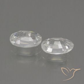 Shop natural 2.36ct Blanc Zircon gems, ovale, from Cambodge at GemSelect. In stock, global shipping!
