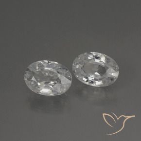 Shop natural 2.30ct Blanc Zircon gems, ovale, from Cambodge at GemSelect. In stock, global shipping!