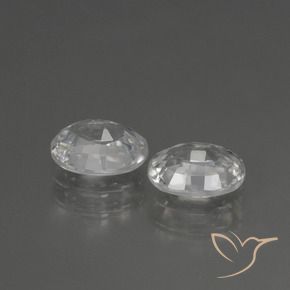 Shop natural 2.56ct Blanc Zircon gems, ovale, from Cambodge at GemSelect. In stock, global shipping!