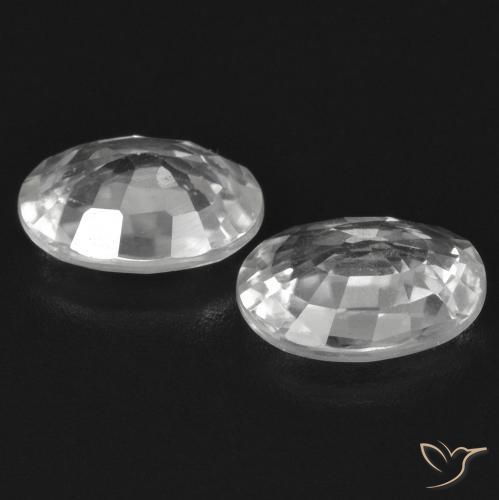Shop natural 2.19ct Blanc Zircon gems, ovale, from Cambodge at GemSelect. In stock, global shipping!