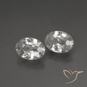 Shop natural 2.14ct Blanc clair Zircon gems, ovale, from Cambodge at GemSelect. In stock, global shipping!