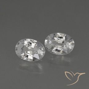 Shop natural 2.51ct Blanc clair Zircon gems, ovale, from Cambodge at GemSelect. In stock, global shipping!