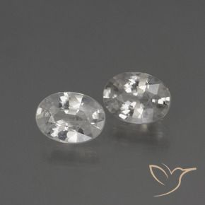 Shop natural 2.41ct Blanc Zircon gems, ovale, from Cambodge at GemSelect. In stock, global shipping!