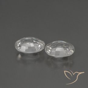 Shop natural 2.23ct Blanc Zircon gems, ovale, from Cambodge at GemSelect. In stock, global shipping!