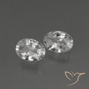 Shop natural 2.08ct Blanc Zircon gems, ovale, from Cambodge at GemSelect. In stock, global shipping!