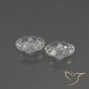 Shop natural 2.08ct Blanc Zircon gems, ovale, from Cambodge at GemSelect. In stock, global shipping!