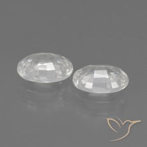 Shop natural 2.33ct Blanc Zircon gems, ovale, from Cambodge at GemSelect. In stock, global shipping!