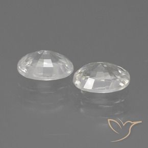 Shop natural 2.50ct Blanc Zircon gems, ovale, from Cambodge at GemSelect. In stock, global shipping!