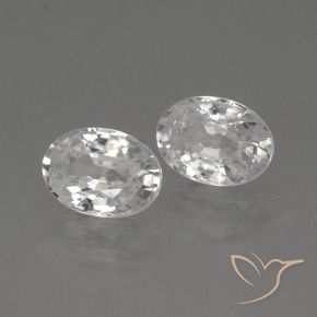 Shop natural 2.47ct Blanc Zircon gems, ovale, from Cambodge at GemSelect. In stock, global shipping!