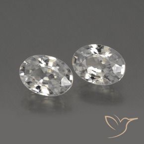 Shop natural 2.31ct Blanc chaud Zircon gems, ovale, from Cambodge at GemSelect. In stock, global shipping!