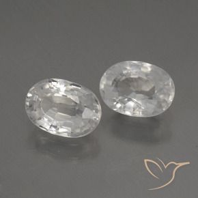 Shop natural 2.43ct Blanc chaud Zircon gems, ovale, from Cambodge at GemSelect. In stock, global shipping!