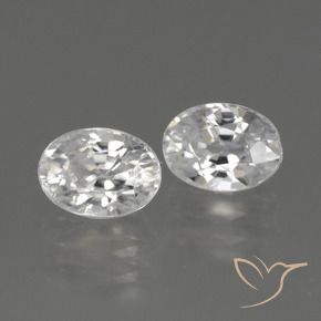 Shop natural 2.94ct Blanc Zircon gems, ovale, from Cambodge at GemSelect. In stock, global shipping!