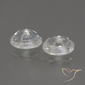 Shop natural 2.94ct Blanc Zircon gems, ovale, from Cambodge at GemSelect. In stock, global shipping!