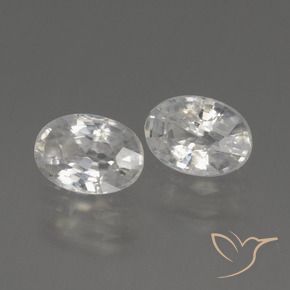 Shop natural 2.46ct Blanc Zircon gems, ovale, from Cambodge at GemSelect. In stock, global shipping!