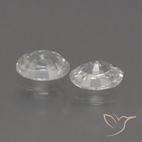 Shop natural 2.46ct Blanc Zircon gems, ovale, from Cambodge at GemSelect. In stock, global shipping!