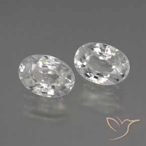 Shop natural 2.69ct Blanc chaud Zircon gems, ovale, from Cambodge at GemSelect. In stock, global shipping!