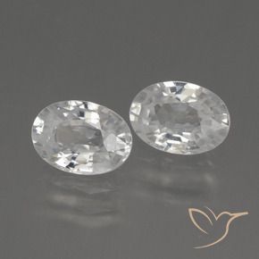 Shop natural 2.53ct Blanc Zircon gems, ovale, from Cambodge at GemSelect. In stock, global shipping!