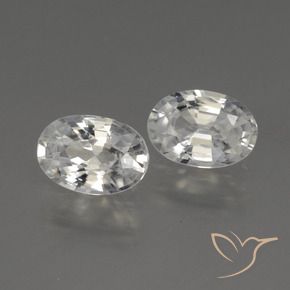 Shop natural 2.27ct Blanc Zircon gems, ovale, from Cambodge at GemSelect. In stock, global shipping!