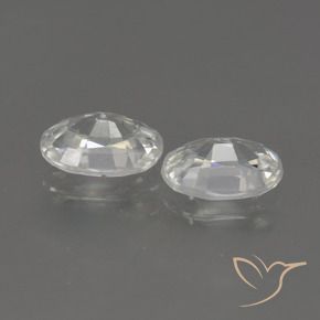 Shop natural 2.27ct Blanc Zircon gems, ovale, from Cambodge at GemSelect. In stock, global shipping!