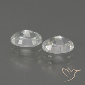 Shop natural 2.40ct Blanc Zircon gems, ovale, from Cambodge at GemSelect. In stock, global shipping!