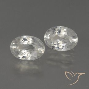 Shop natural 2.38ct Blanc chaud Zircon gems, ovale, from Cambodge at GemSelect. In stock, global shipping!