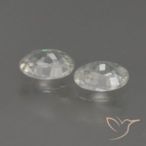 Shop natural 2.38ct Blanc chaud Zircon gems, ovale, from Cambodge at GemSelect. In stock, global shipping!