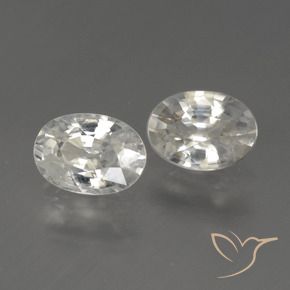 Shop natural 2.44ct Blanc chaud Zircon gems, ovale, from Cambodge at GemSelect. In stock, global shipping!