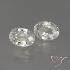 Shop natural 2.49ct Blanc chaud Zircon gems, ovale, from Cambodge at GemSelect. In stock, global shipping!