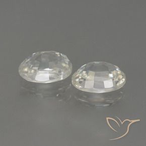 Shop natural 2.49ct Blanc chaud Zircon gems, ovale, from Cambodge at GemSelect. In stock, global shipping!