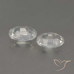 Shop natural 2.07ct Blanc chaud Zircon gems, ovale, from Cambodge at GemSelect. In stock, global shipping!
