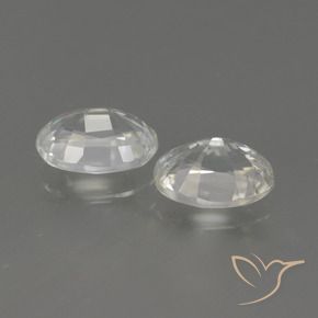 Shop natural 2.56ct Blanc chaud Zircon gems, ovale, from Cambodge at GemSelect. In stock, global shipping!