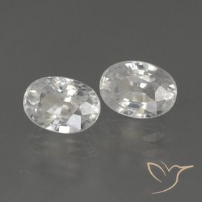 Shop natural 3.20ct Blanc chaud Zircon gems, ovale, from Cambodge at GemSelect. In stock, global shipping!