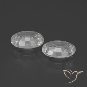 Shop natural 2.27ct Blanc Zircon gems, ovale, from Cambodge at GemSelect. In stock, global shipping!